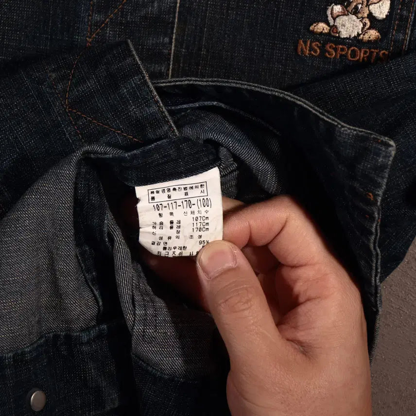 [BUNJANG] 일본빈티지 카툰 데님자켓 C470 / 일본빈티지 카툰 데님자켓 C470