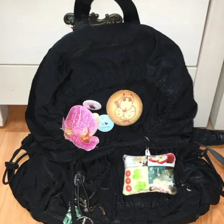 [SOLD OUT] 일본빈티지 모리걸 백팩 하구미 카모메산장 애니원모어 지구네 모리노가토