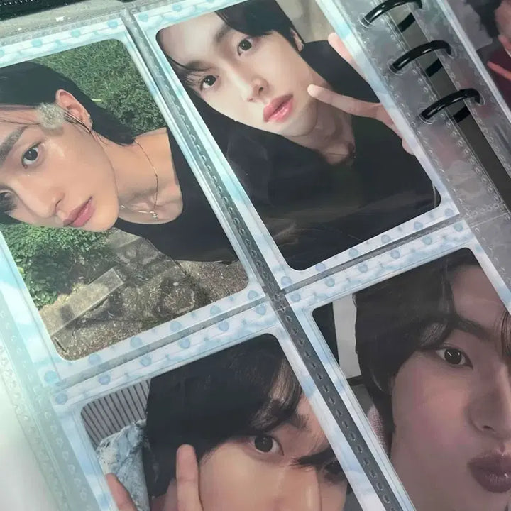 [BUNJANG] A5 Binder 4-Pocket Double-Sided Refill Sheets / A5 바인더 4포켓 양면속지(28개)