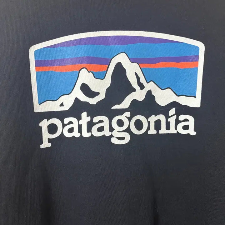 [BUNJANG] Patagonia Sweatshirt Navy Logo / 파타고니아 맨투맨 로고