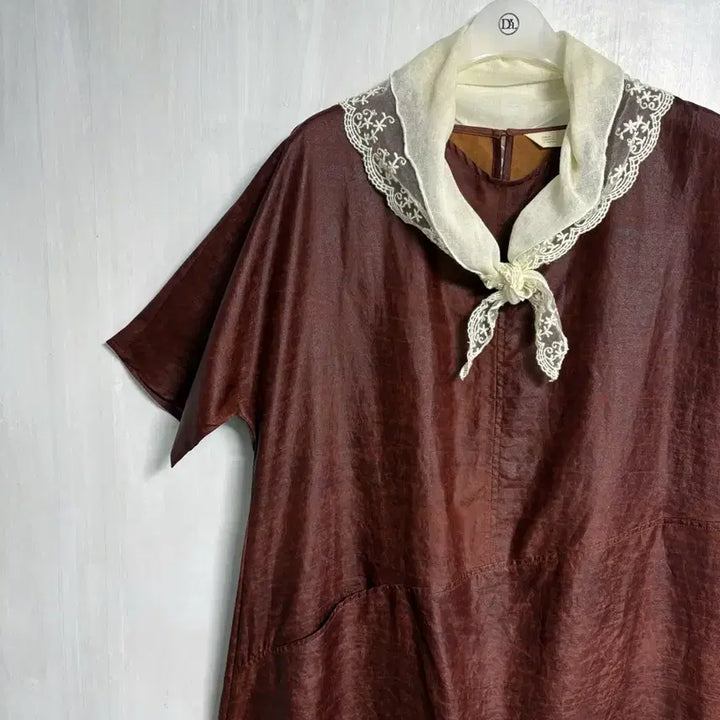 [BUNJANG] isae Silk Mud-Dyed Dress / 이새(isae) 실크 진흙염색 원피스