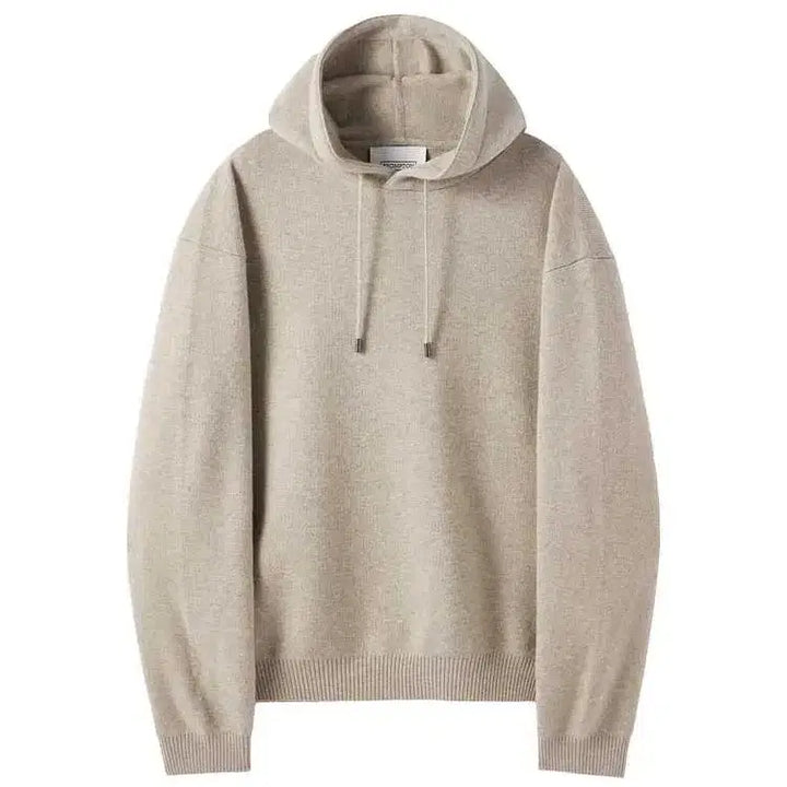 [BUNJANG] Brompton London Wool Hooded Sweater Mocha / 브롬톤 런던 울 후드 스웨터 모카