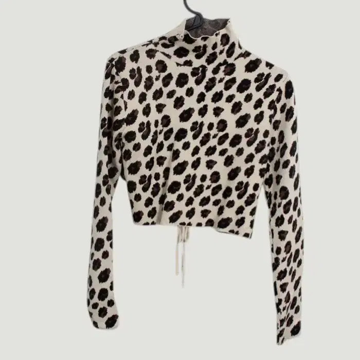 [BUNJANG] Zara Leopard Print Knit Top - Women&