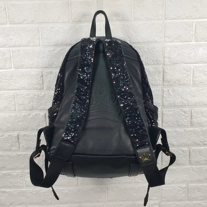 [BUNJANG] J.ESTINA Sequin Backpack / 제이에스티나 스팽글 백팩