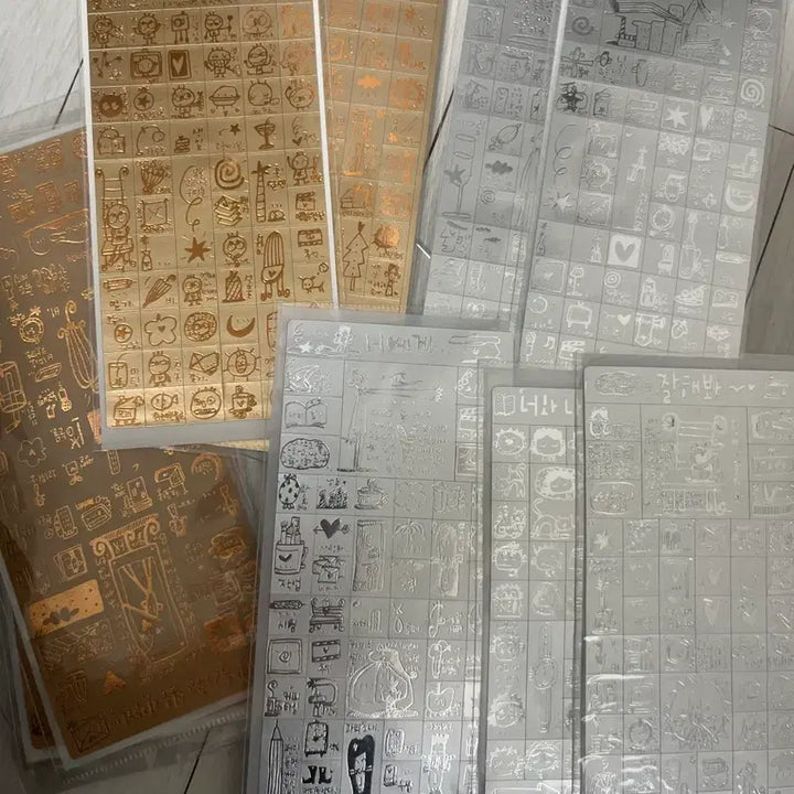 [BUNJANG] MRK Stickers Bundle Set (8 pcs) / 고전 엠알케이 스티커 mrk  8장 일괄