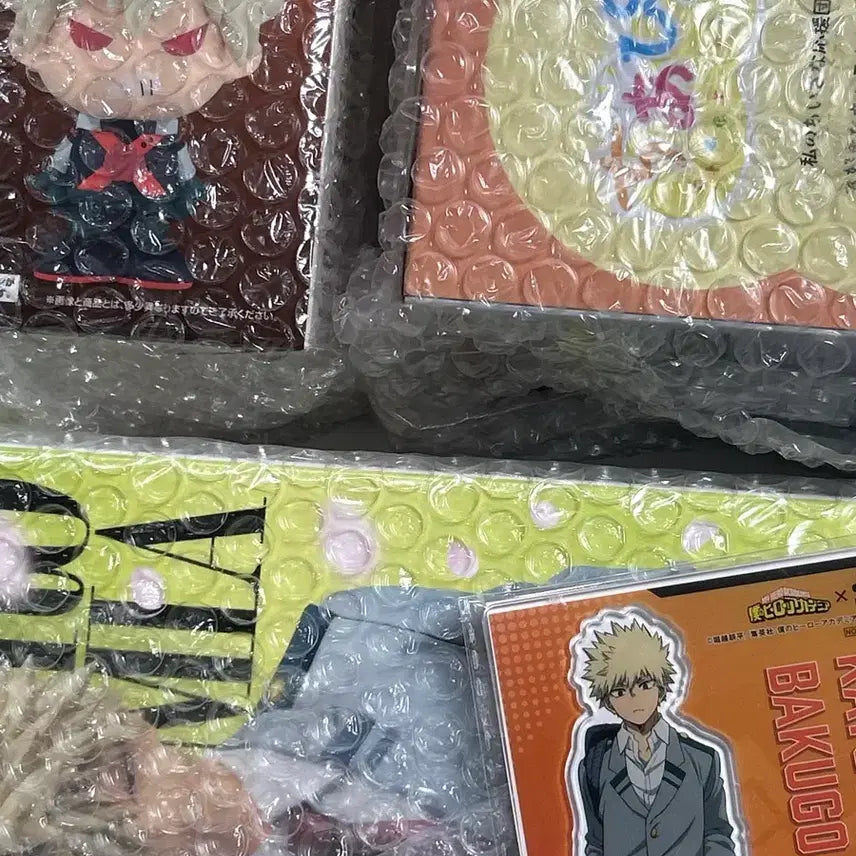 [BUNJANG] My Hero Academia "Connecting Hearts" Series B Prize, F Prize, Chibi Figure, Acrylic Stand - Katsuki Bakugo Bundle Set / 히로아카 나히아 이어지는 마음 b상+f상+치아피코+아크릴 바쿠고일괄