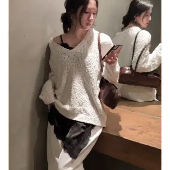 [BUNJANG] High Ones Knit Top / 하이원스 니트