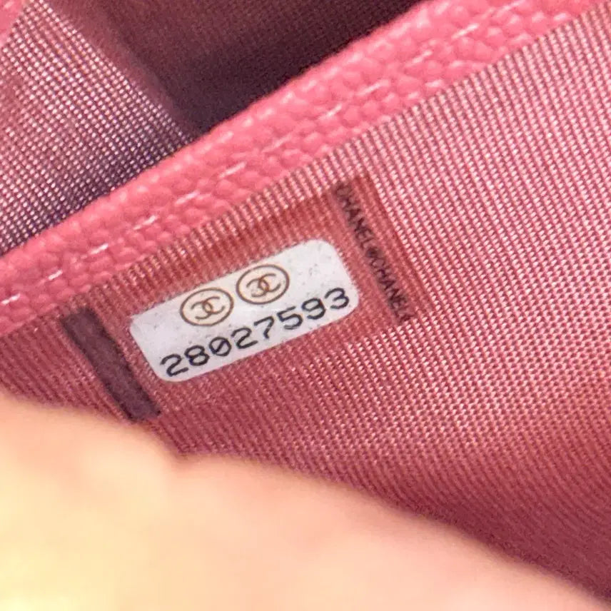 [BUNJANG] Chanel Mademoiselle Pink Snap Long Wallet / [신형] 샤넬 마드모아젤 핑크 똑딱이 장지갑