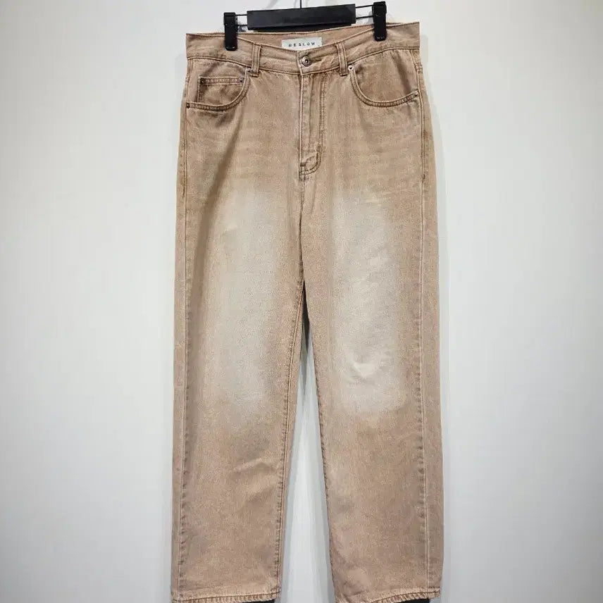 [BUNJANG] BESLOW Washed Brown Denim Pants (Size 30) / BESLOW 비슬로우 워시드 브라운 데님 팬츠