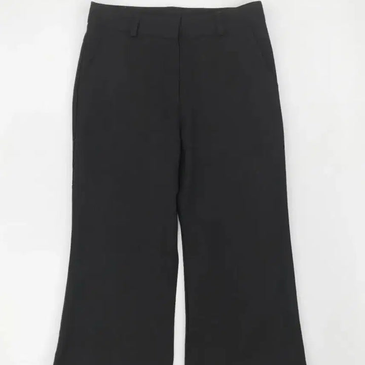 [BUNJANG] Capri Slacks Pants (Black) / 에이블리 지그재그 카프리 슬랙스 팬츠 (블랙)