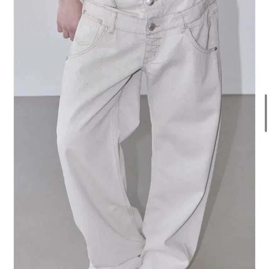 [SOLD OUT] 스컬프터 Beaded Layered Denim Pants
