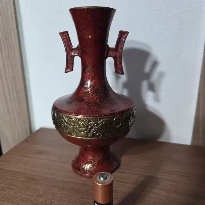 [BUNJANG] Antique Brass Vase Set / 황동 엔틱 꽃병 2개(골동품)