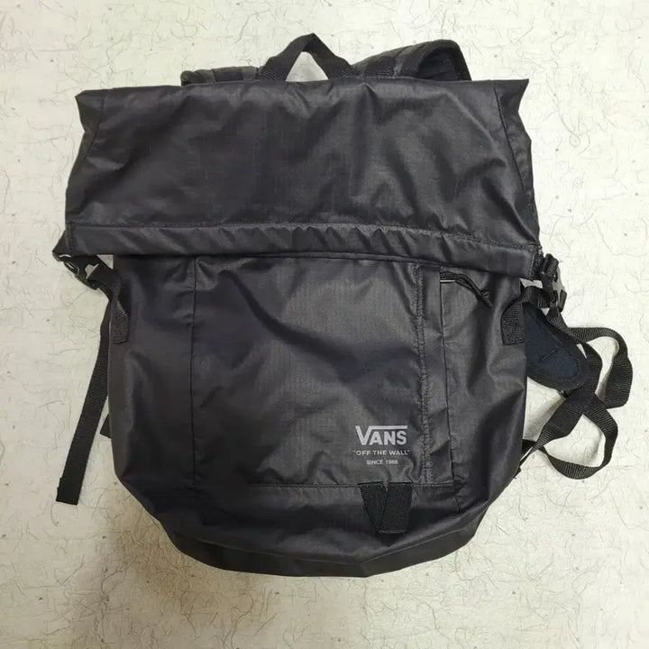 [BUNJANG] Vans Rolltop Backpack Nylon / 반스 롤탑 백팩