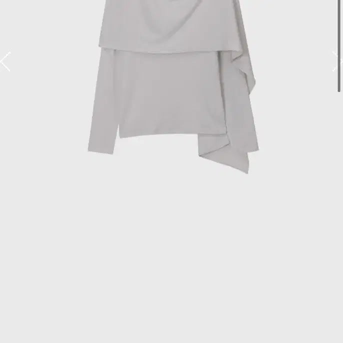 [BUNJANG] MONOHA Muffler T-Shirt / 모노하 머플러 티셔츠