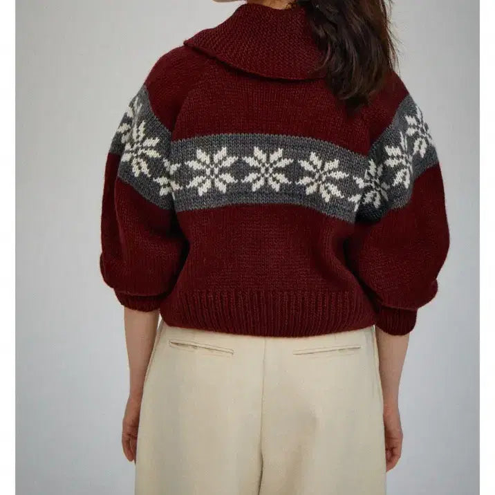 [BUNJANG] Parbang Snow Crop Wool Cardigan / 파르뱅SNOW CROP WOOL CARDIGAN (스노우 크롭 울가디건)
