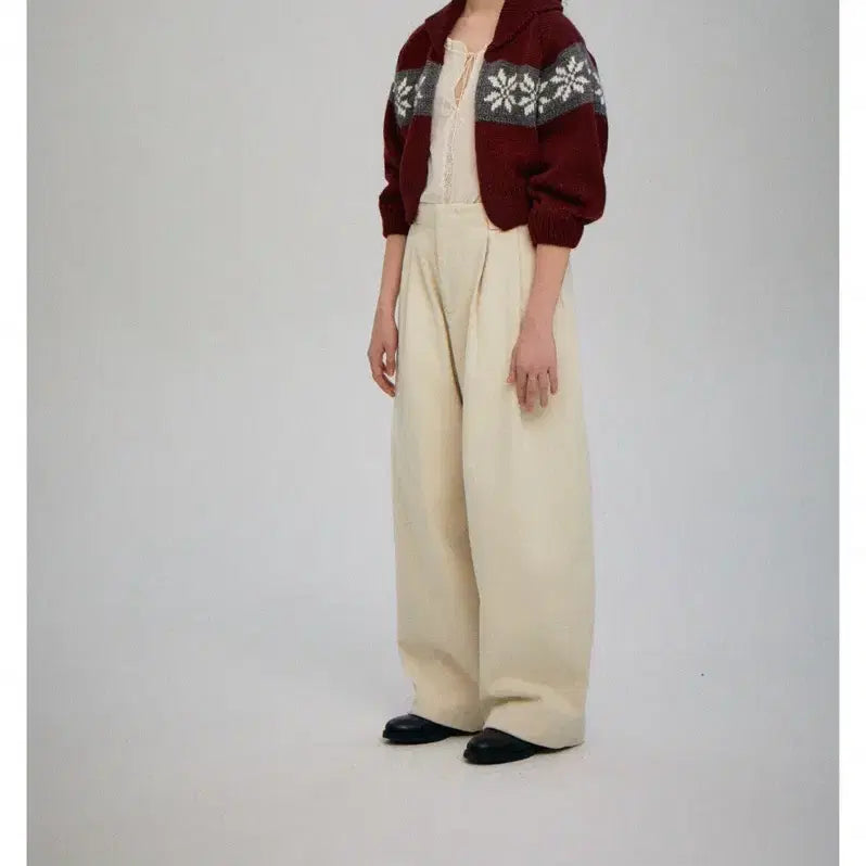 [BUNJANG] Parbang Snow Crop Wool Cardigan / 파르뱅SNOW CROP WOOL CARDIGAN (스노우 크롭 울가디건)
