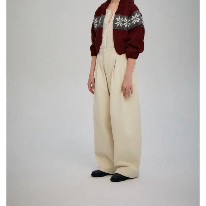 [BUNJANG] Parbang Snow Crop Wool Cardigan / 파르뱅SNOW CROP WOOL CARDIGAN (스노우 크롭 울가디건)
