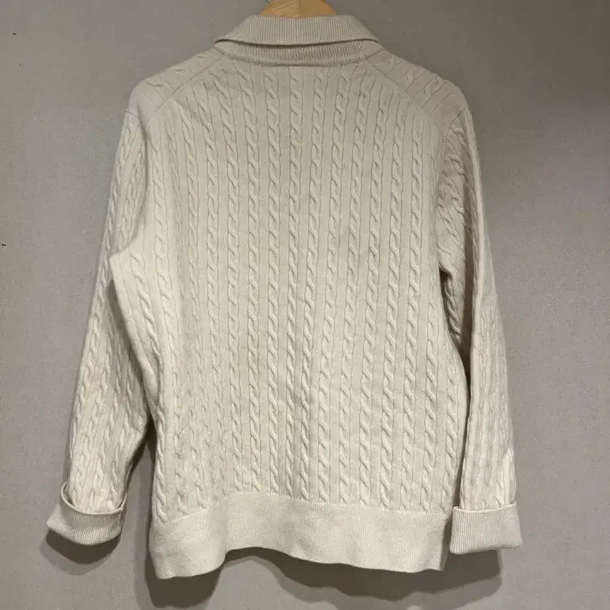 [BUNJANG] Lacoste Cable Knit Sweater / 라코스테 케이블 니트(남녀공용)