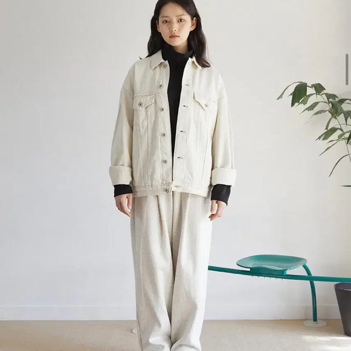 [BUNJANG] Zero Deep One Tuck Sweat Pants Oatmeal XS / 제로 Deep One Tuck Sweat Pants 오트밀 XS