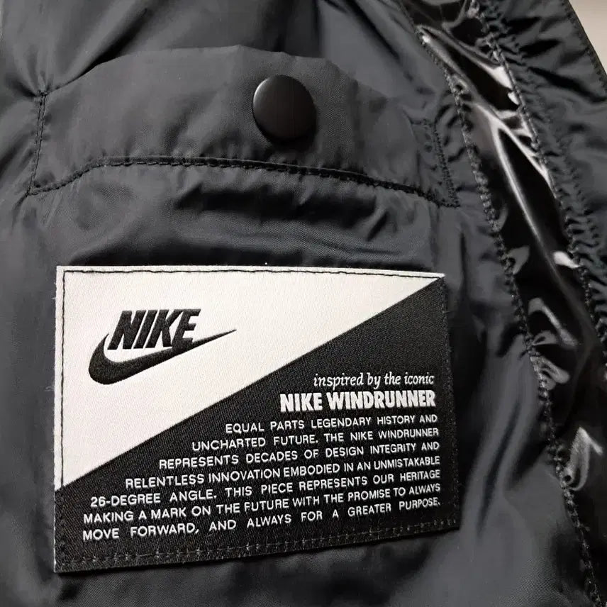 [BUNJANG] Nike THERMA-FIT Long Padded Jacket / 블랙 광택 롱 패딩 점퍼 나이키 공용 THERMA-FIT 롱패딩 블랙