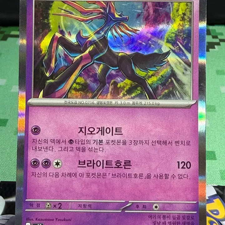 [BUNJANG] Zerneas R Rare Card / 제르네아스 R 레어 A급 [300원]