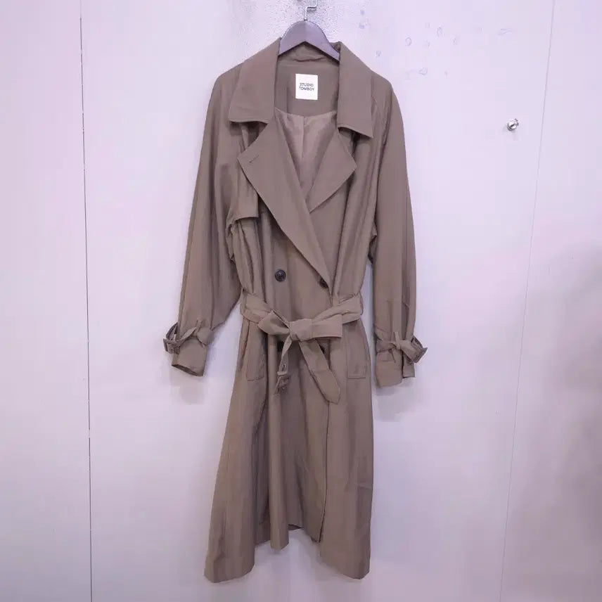 [BUNJANG] Studio Tomboy Oversized Spring/Autumn Trench Coat / 스튜디오톰보이) 오버핏 춘추 트렌치 자켓 -F