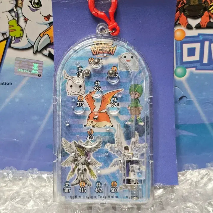 [BUNJANG] Digimon Adventure Evolution Process Analog Game Machine Keyring / 고전문구 00년대 문방구 디지몬어드벤처 진화과정 아날로그 게임기 키링