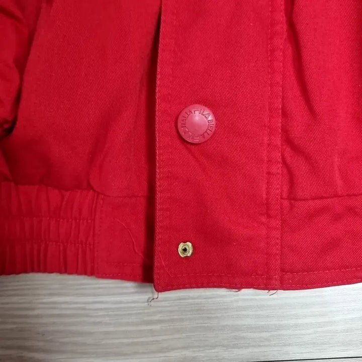 [BUNJANG] Fila Ski Team Vintage Padded Jacket (Red) / 한국제 80년대 빈티지 휠라 스키팀 레드 패딩 자켓(105)