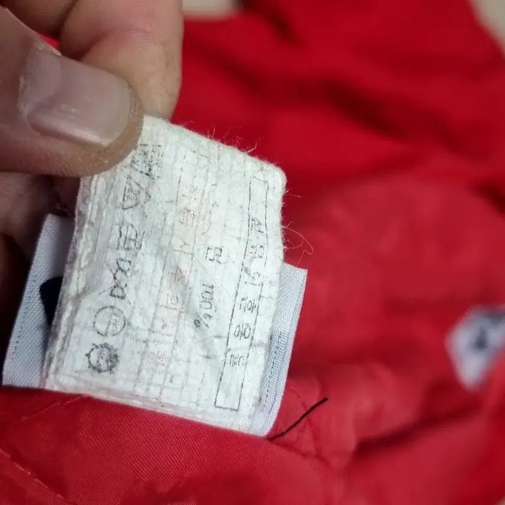 [BUNJANG] Fila Ski Team Vintage Padded Jacket (Red) / 한국제 80년대 빈티지 휠라 스키팀 레드 패딩 자켓(105)