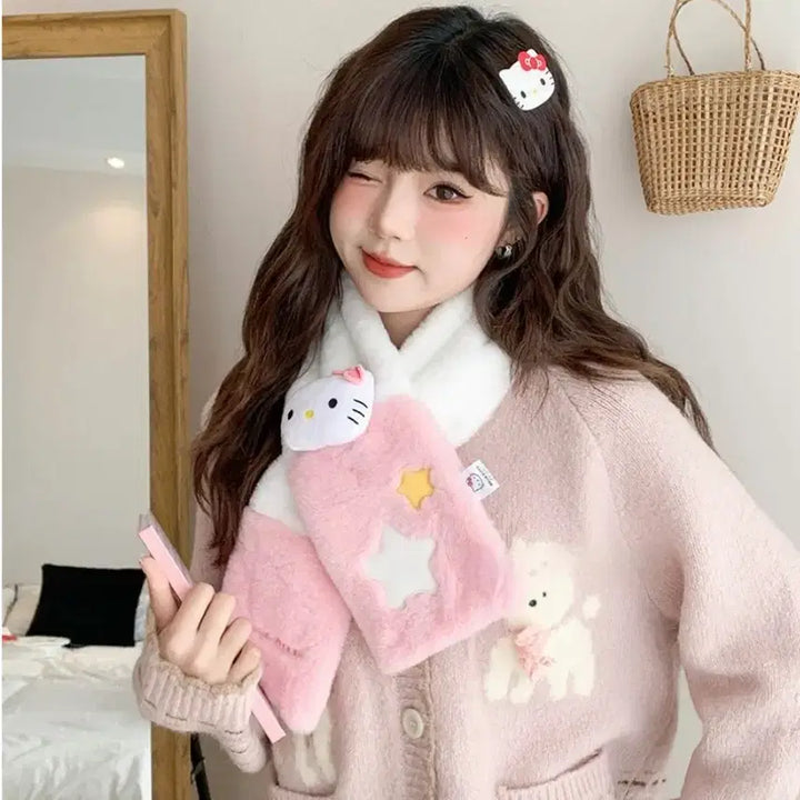 [BUNJANG] Sanrio Hello Kitty Scarf / 산리오 헬로키티 목도리 머플러