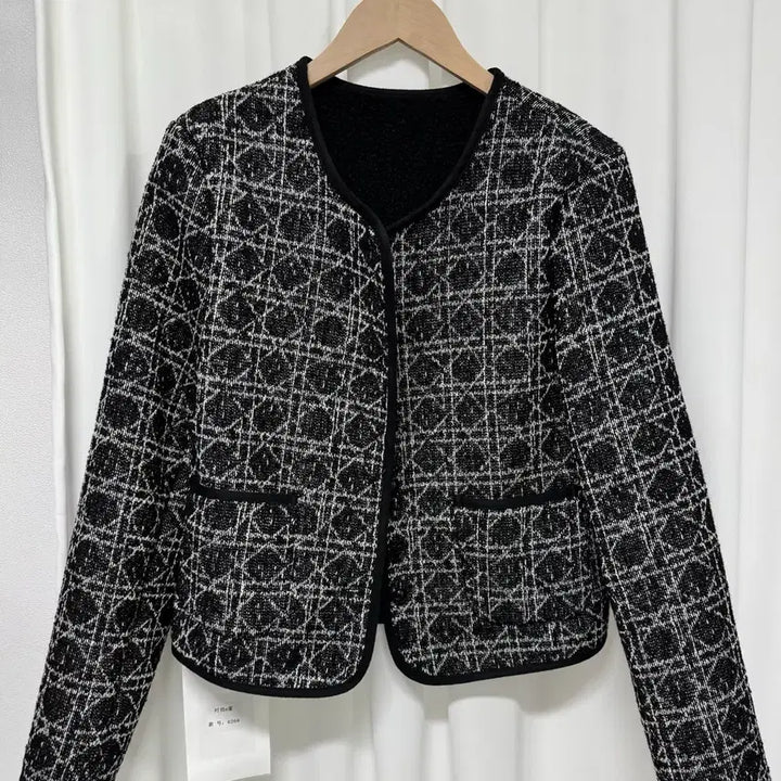 [BUNJANG] Tweed Black Jacket / [새상품] 트위드 블랙 자켓