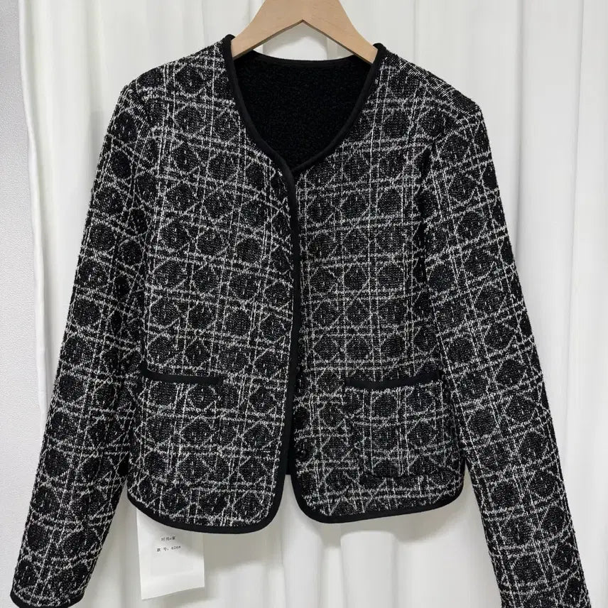 [BUNJANG] Tweed Black Jacket / [새상품] 트위드 블랙 자켓