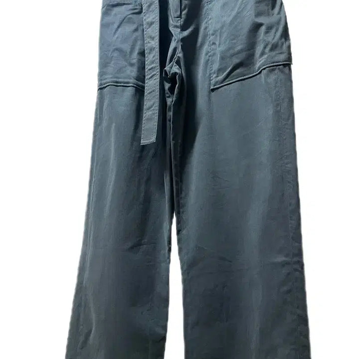 [BUNJANG] System High-Waisted Wide Belted Pants / (새상품) system 하이웨스트 와이드 벨트 팬츠