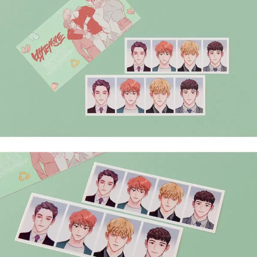 [BUNJANG] JAIME SHOP BACKUP 100% Clean Up Proof Photos (Wooin, Yunsul, Jeongsu) Goods / 재이미샵 백퍼센트 클린업 백클업 석연 우인 윤설 정수 증명사진 증사 굿즈