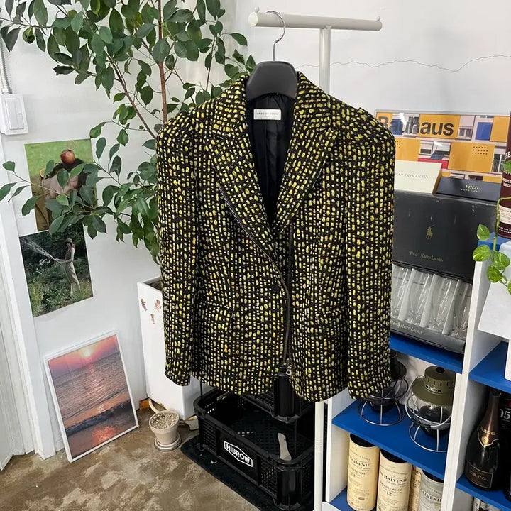 [BUNJANG] Dries Van Noten Shoulder Puff Tweed Jacket 38 / 드리스반노튼 숄더퍼프 트위드 자켓 38