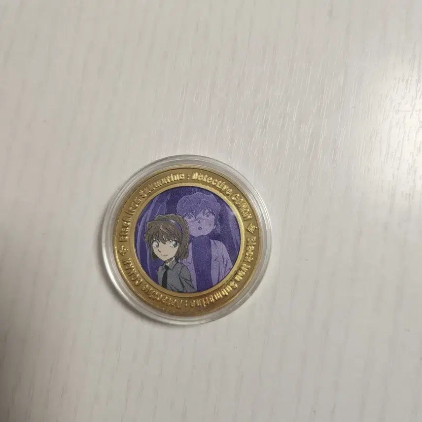 [BUNJANG] Detective Conan Ai Haibara Coin / 명탐정 코난 흑철의 어영 와디즈 펀딩 하이바라 장미 동전주화