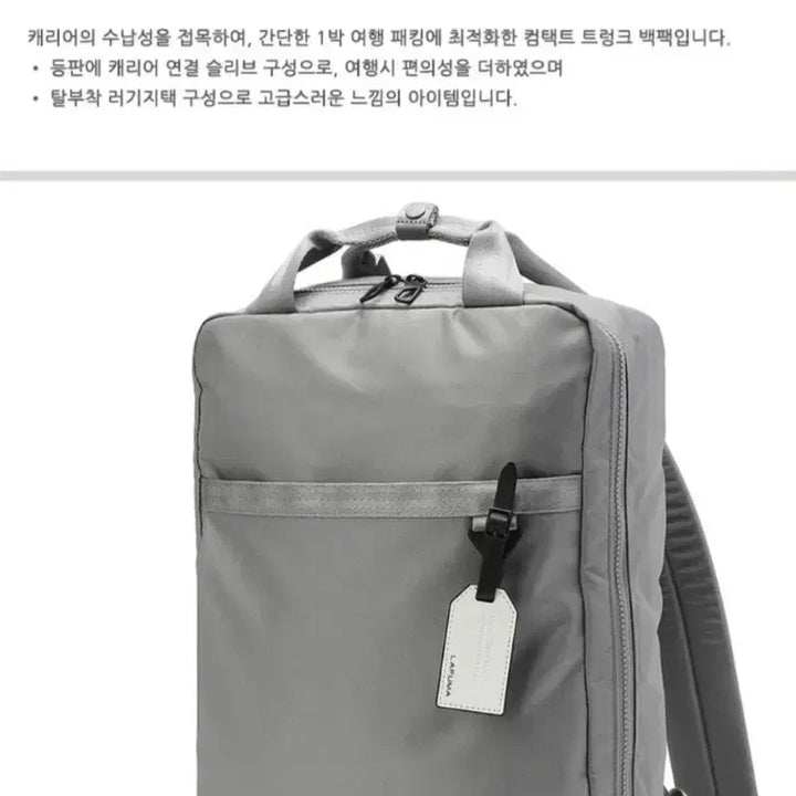 [BUNJANG] Lafuma Backpack Silver Grey / 라푸마 백팩