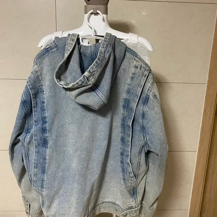 [BUNJANG] Solid Homme Hooded Denim Jacket / 솔리드옴므 후드데님점퍼 48(상태최상)