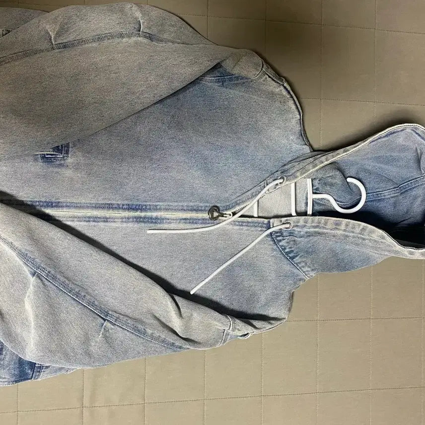 [BUNJANG] Solid Homme Hooded Denim Jacket / 솔리드옴므 후드데님점퍼 48(상태최상)