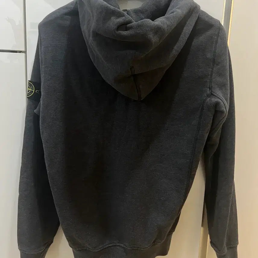 [BUNJANG] Stone Island Charcoal Hooded Zip-up M / 스톤아일랜드 차콜후드집업 M