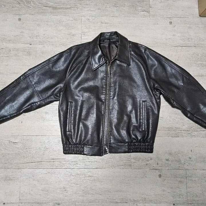 [BUNJANG] 8Seconds Brown Leather Jacket / 에잇세컨즈 브라운 레더자켓