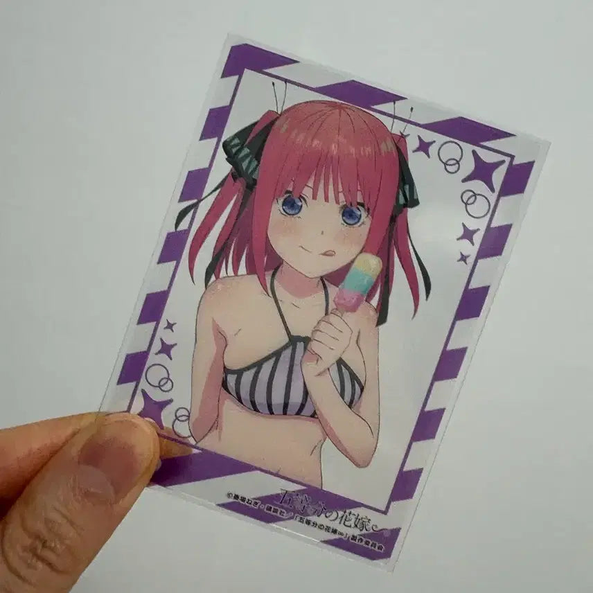 [BUNJANG] The Quintessential Quintuplets Nino Clear Card / 5등분의 신부 니노 클리어 카드