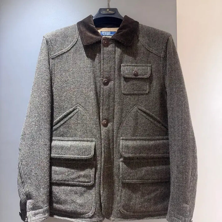 [BUNJANG] Polo Mun Tweed Wool Hunting Jacket - S / 폴로 문트위드 울소재 헌팅자켓 S판매