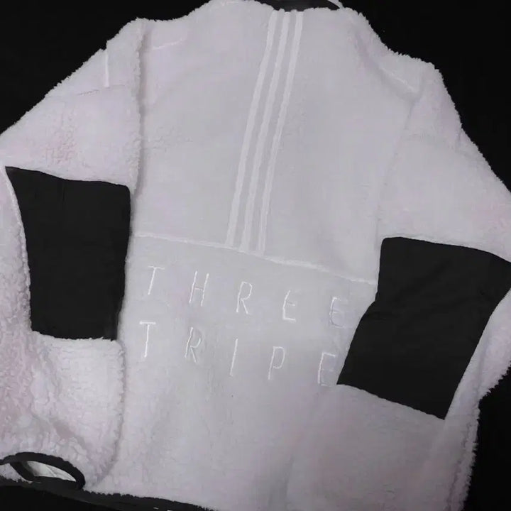 [BUNJANG] [L] 아디다스 양털 플리스 후리스 뽀글이자켓 / [L] 아디다스 양털 플리스 후리스 뽀글이자켓
