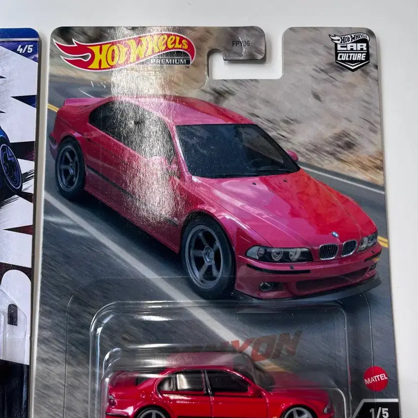 [BUNJANG] Hot Wheels BMW M4 &amp; M5 Silver Series Premium Bundle Set / 핫휠 BMW M4,M5