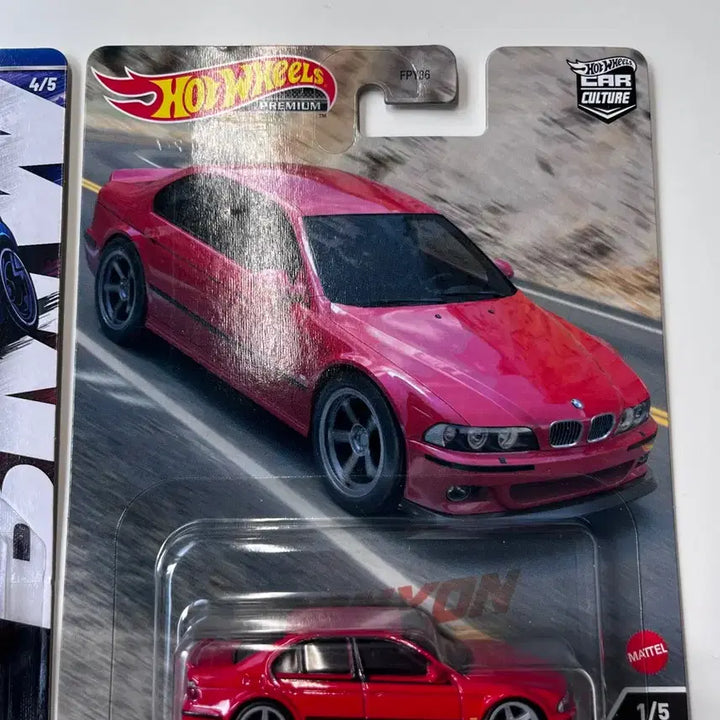 [BUNJANG] Hot Wheels BMW M4 &amp; M5 Silver Series Premium Bundle Set / 핫휠 BMW M4,M5