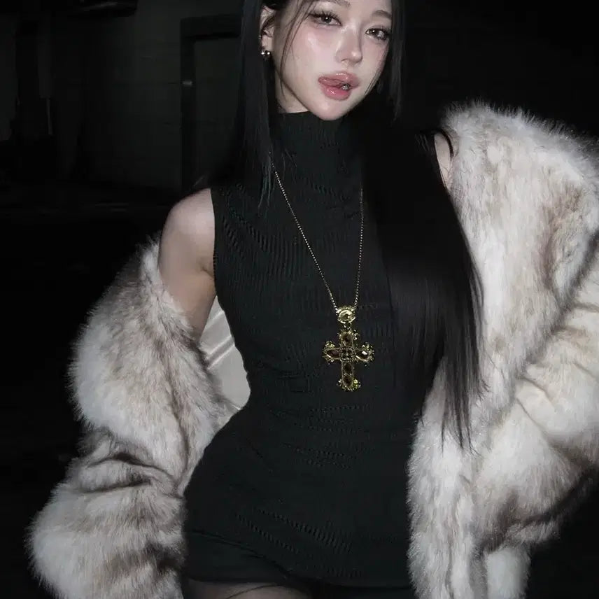 [BUNJANG] Covet Fur Jacket Ivory / 코벳 퍼자켓 아이보리 (easy_yun 착용)
