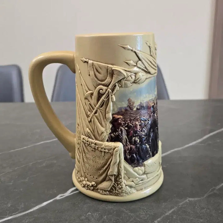 [BUNJANG] Civil War Ceramic Beer Mug / 미국 Civil War 세라믹 맥주잔