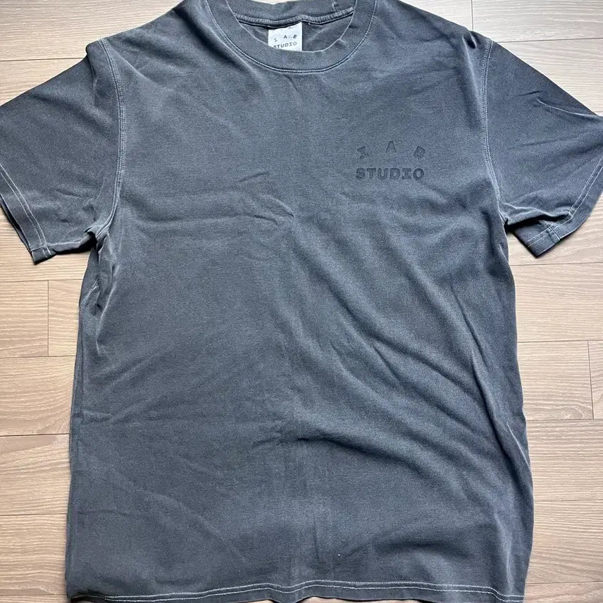 [BUNJANG] IAB Studio Pigment Black T-Shirt L / 아이앱 스튜디오 피그먼트 블랙 티셔츠 L