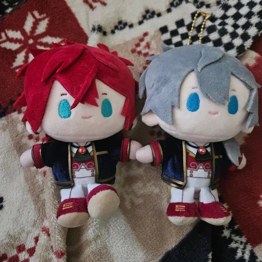 [BUNJANG] Ensemble Stars! Ritsu, Nicky Plush Dolls Bundle Set / 앙스타 린네 니키 인형 누이 일괄 판매